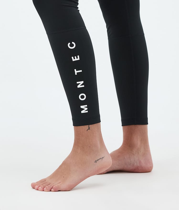 Montec Alpha W Legginsy Termoaktywne Kobiety Black, Zdjęcie 7 z 7