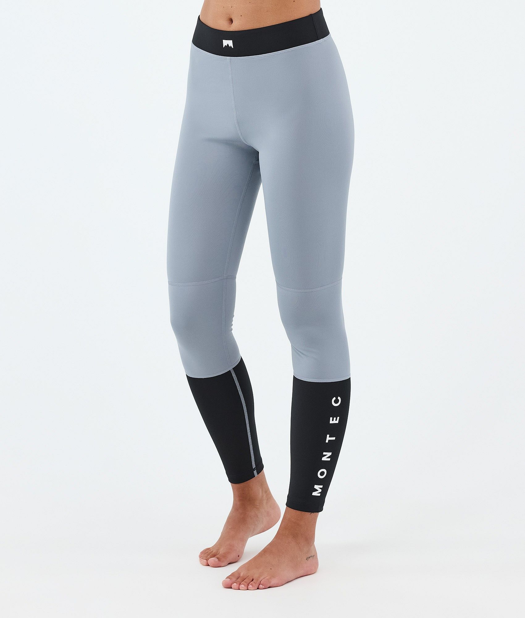 Montec Alpha W Baselayer tights Dame - Soft Blue/Black