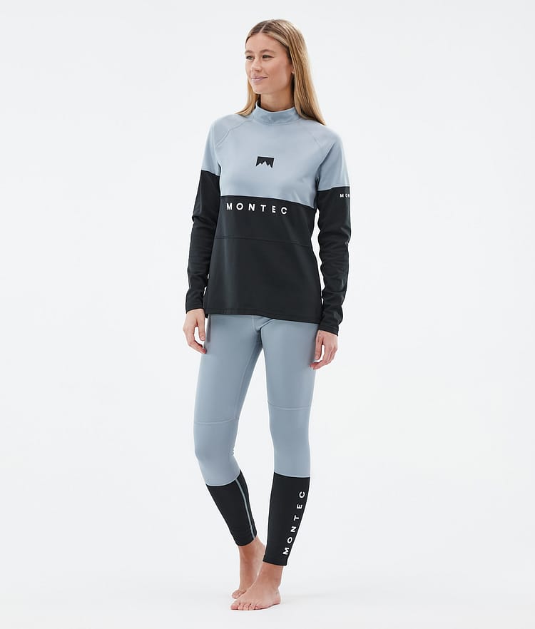 Montec Alpha W Basislaag Broek Dames Soft Blue/Black, Afbeelding 3 van 7