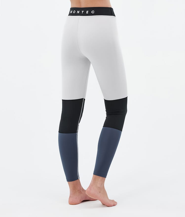 Montec Alpha W Basislaag Broek Dames Light Grey/Black/Metal Blue, Afbeelding 2 van 7