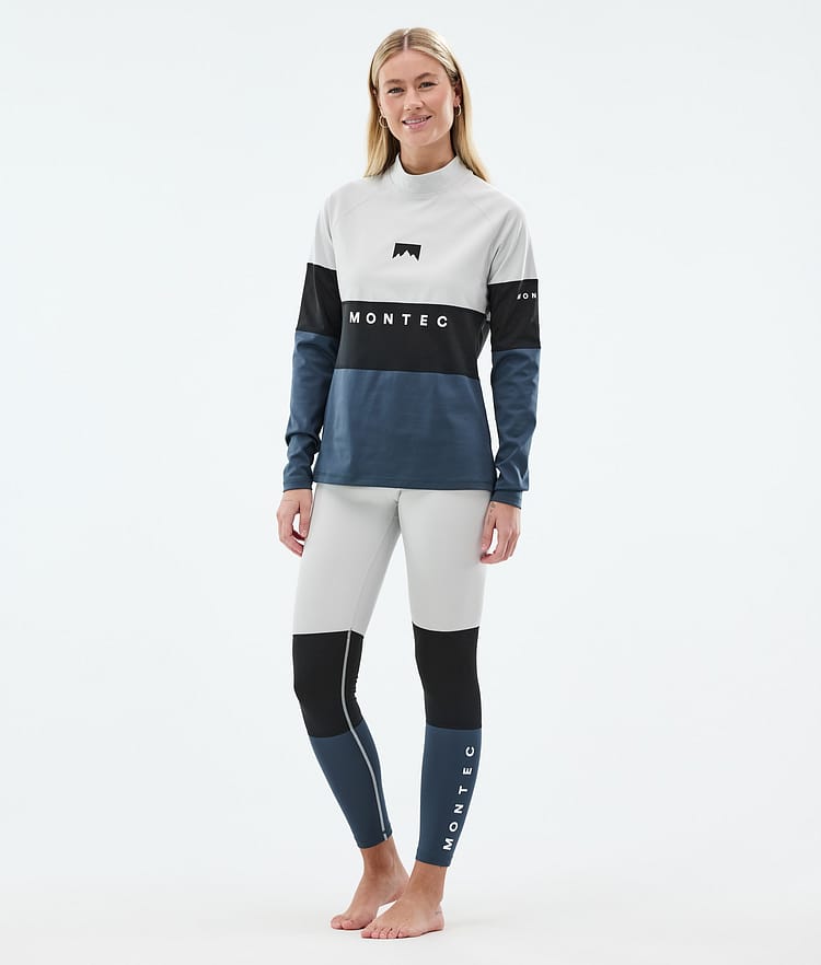 Montec Alpha W Funktionshose Damen Light Grey/Black/Metal Blue, Bild 3 von 7