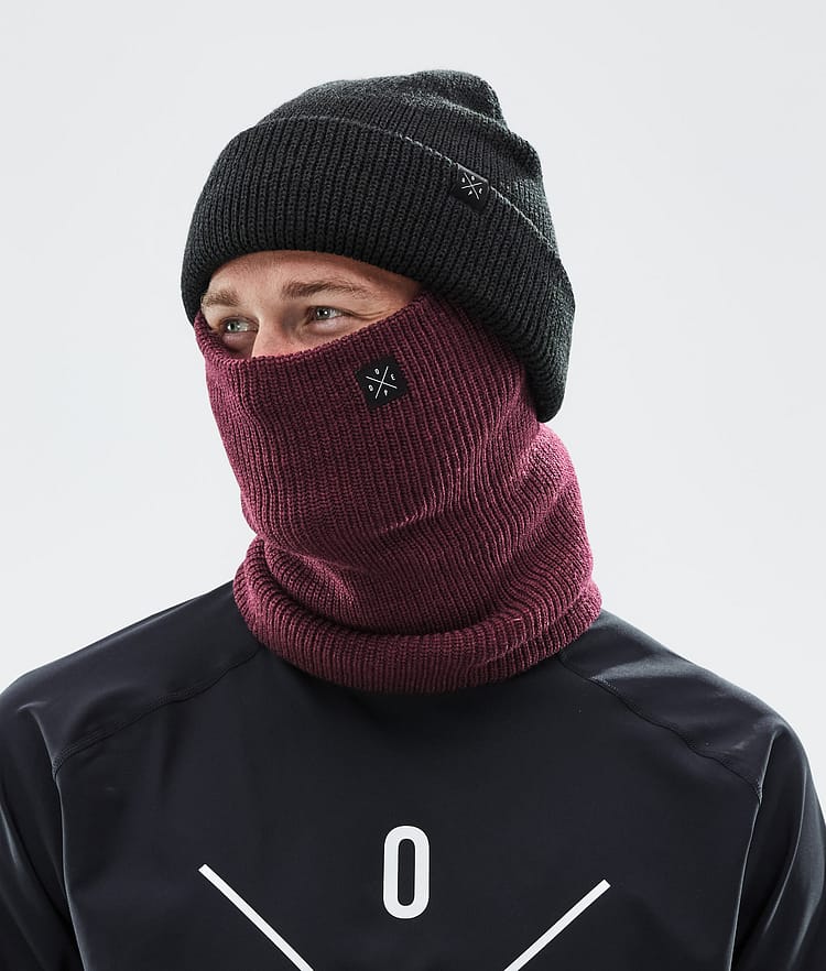 Dope 2X-UP Knitted 22 Facemask Burgundy, Image 2 of 3