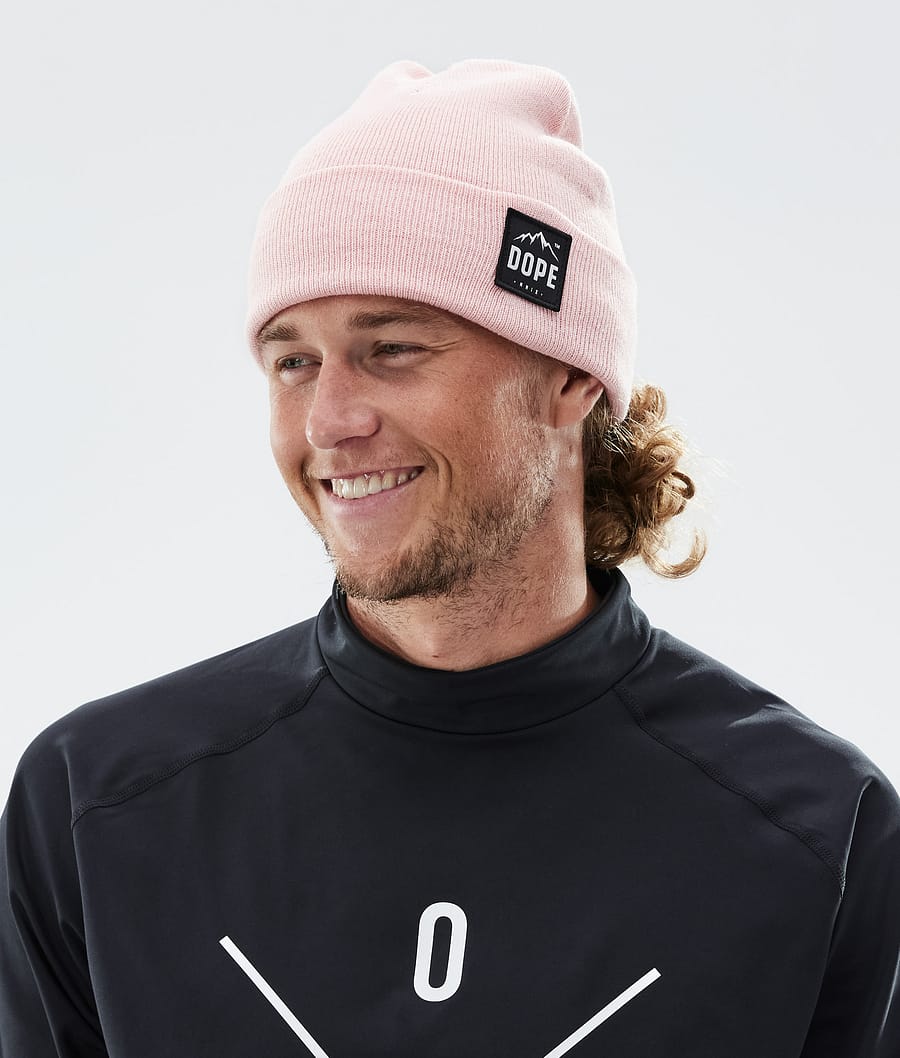 Dope Paradise Beanie Men Soft Pink Ridestore UK