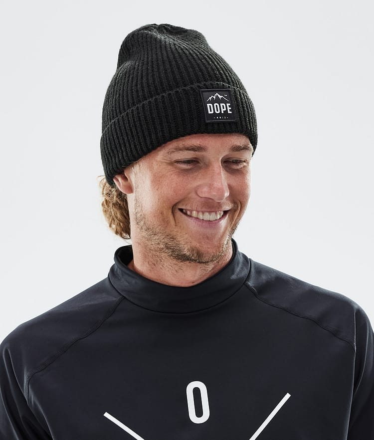 Dope Ribbed Paradise Beanie Black, Image 2 of 3