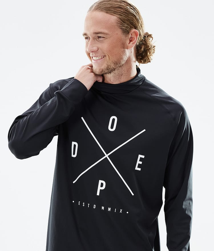 Dope Snuggle 22 Basislaag Top Heren 2X-Up Black, Afbeelding 2 van 5