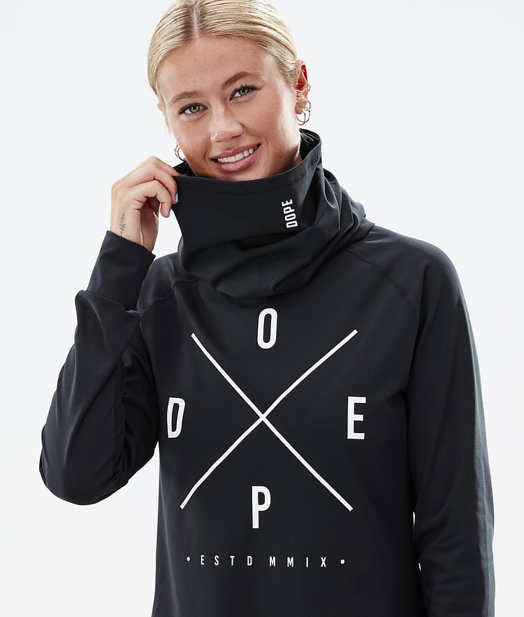 Dope Snuggle W 2022 Base Layer Top Women 2X-Up Black, Image 2 of 6