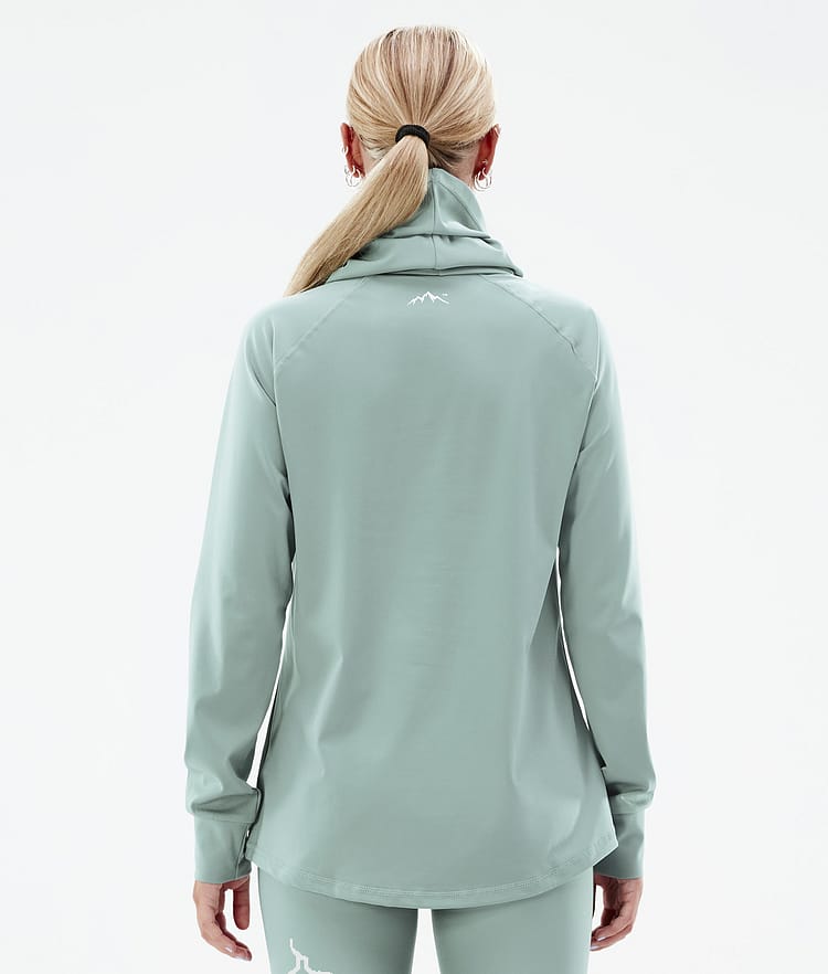 Dope Snuggle W 22 Basislaag Top Dames 2X-Up Faded Green, Afbeelding 3 van 6