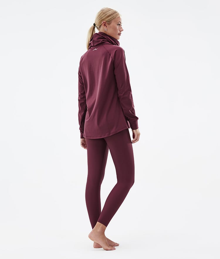 Dope Snuggle W 2022 Tee-shirt thermique Femme 2X-Up Burgundy