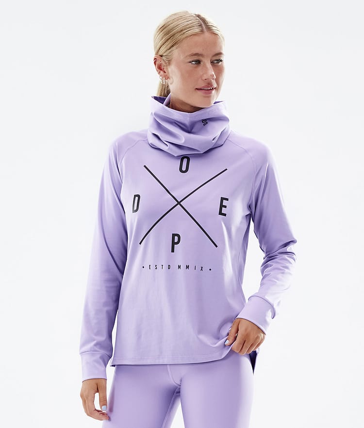 Dope Snuggle W Camiseta Térmica 2X-Up Faded - Lila Ridestore.com
