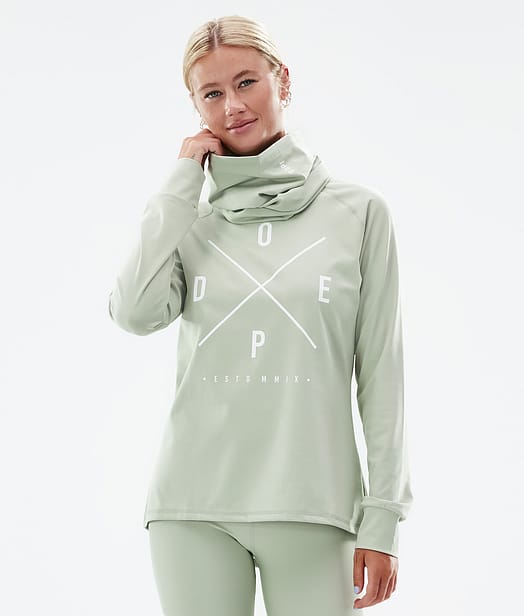 Dope Snuggle W 2022 Camiseta Térmica Mujer Soft Green
