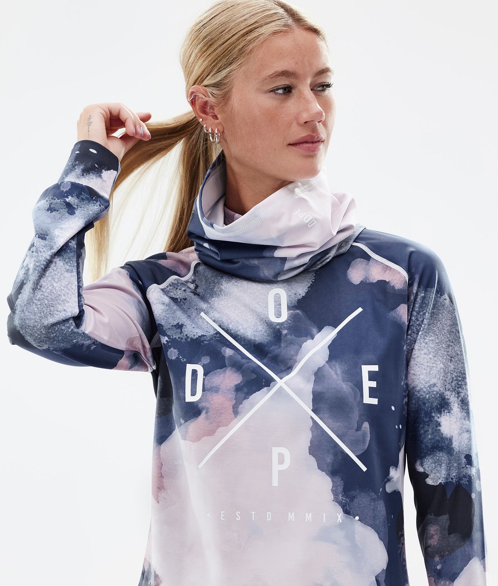 Dope Snuggle W 2022 Tee-shirt thermique Femme 2X-Up Cumulus, Image 2 sur 6