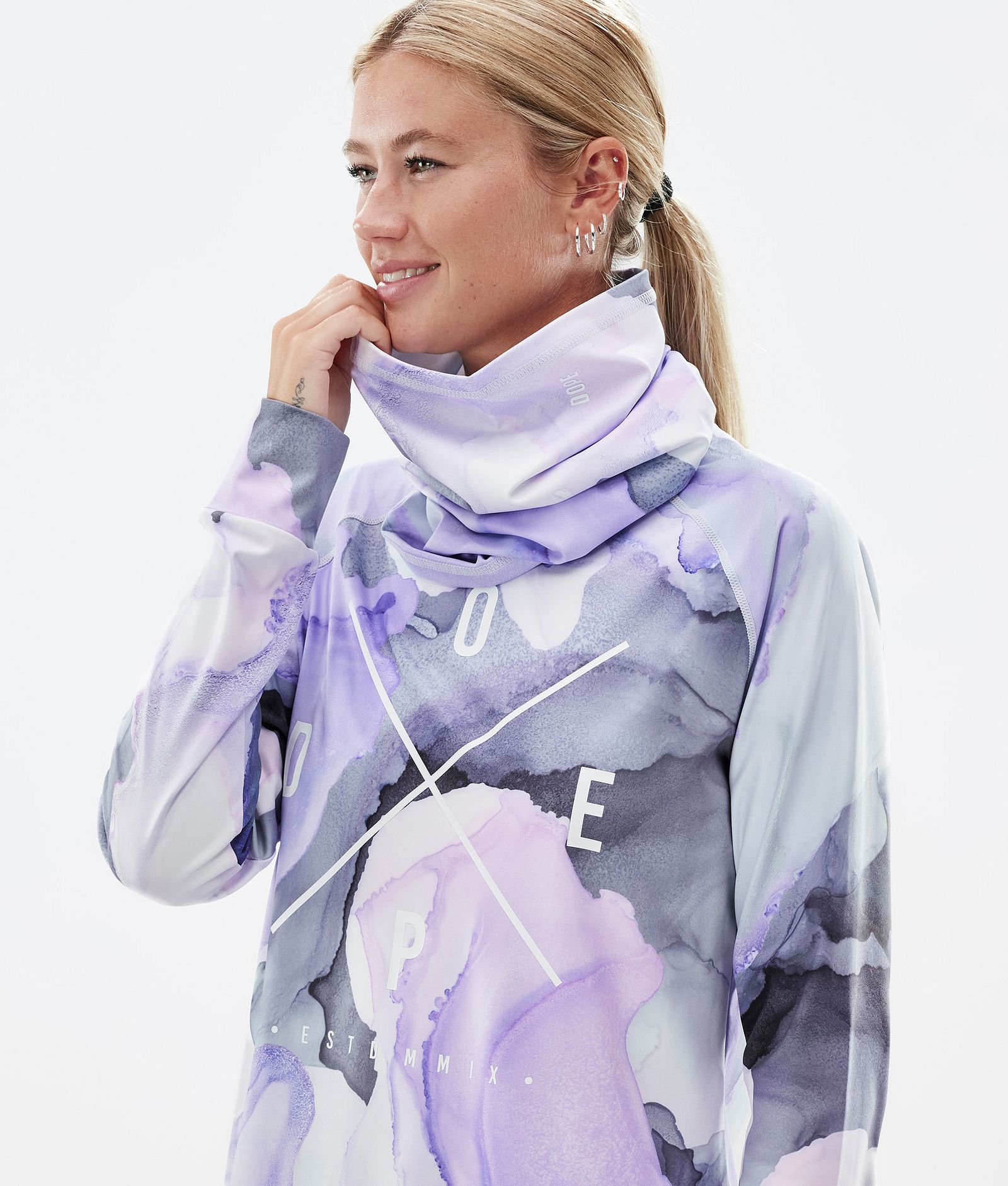 Dope Snuggle W 2022 Tee-shirt thermique Femme 2X-Up Blot Violet, Image 2 sur 6