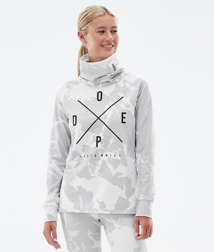 Dope Snuggle W 2022 Maglia Termica Donna 2X-Up Grey Camo, Immagine 1 di 6