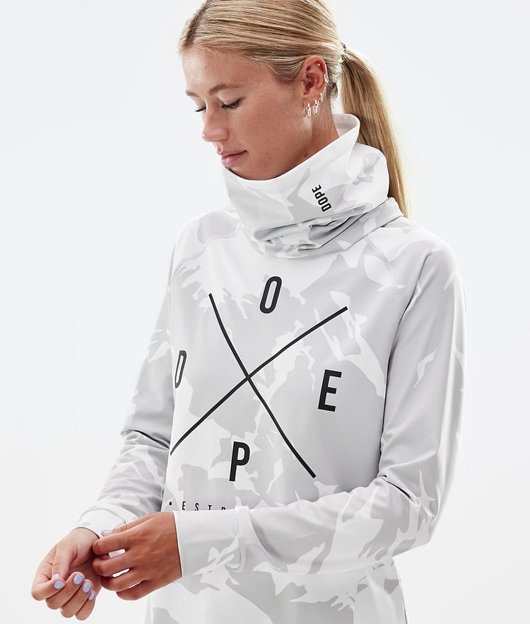 Dope Snuggle W 2022 Maglia Termica Donna 2X-Up Grey Camo, Immagine 2 di 6