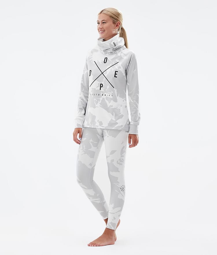 Dope Snuggle W 2022 Maglia Termica Donna 2X-Up Grey Camo, Immagine 4 di 6