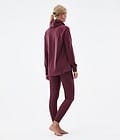 Dope Snuggle W 2022 Pantaloni Termici Donna 2X-Up Burgundy, Immagine 4 di 7