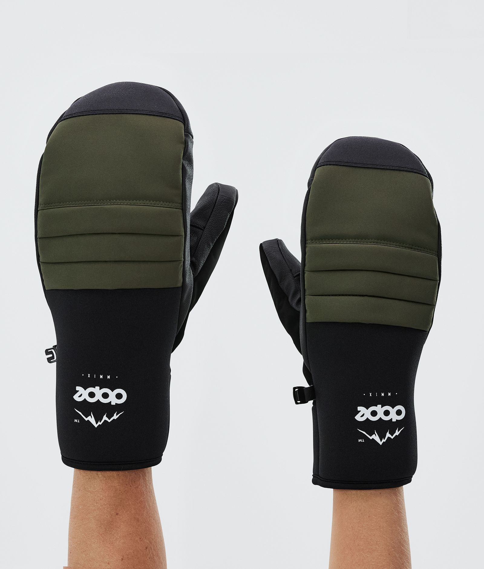 Dope Ace 2022 Snow Mittens Olive Green, Image 1 of 5