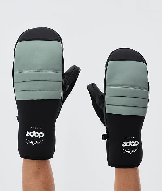 Dope Ace 2022 Snow Mittens Faded Green