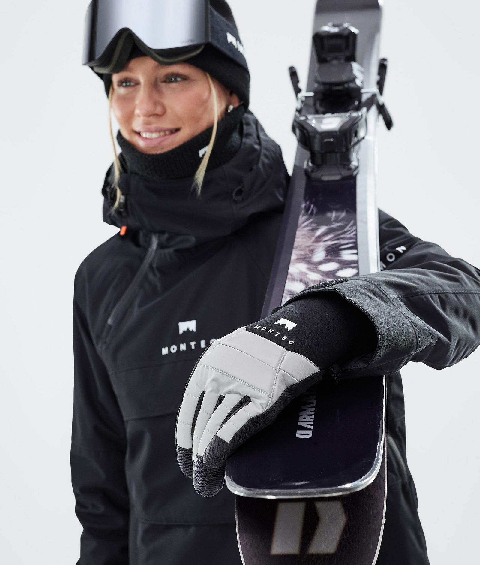 Montec Kilo 2022 Ski Gloves Light Grey