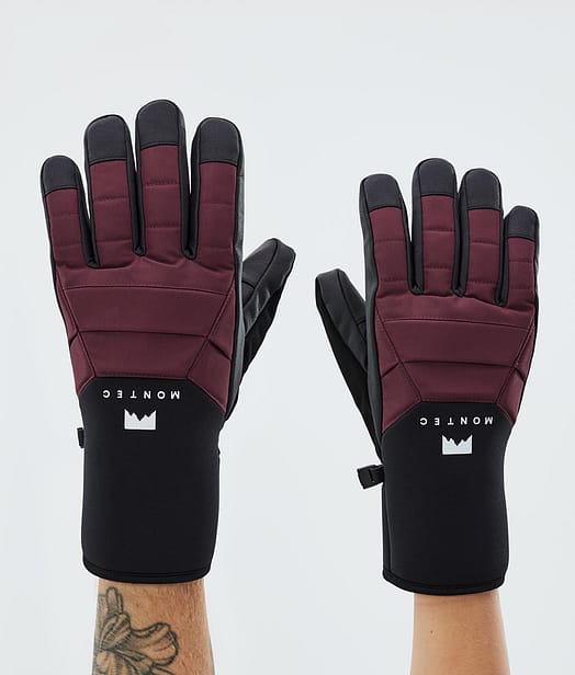 Montec Kilo 2022 Gants de Ski Burgundy