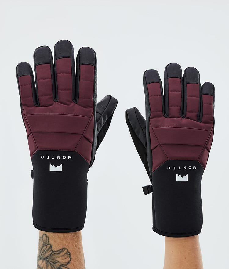 Montec Kilo 2022 Guantes de esquí Burgundy, Imagen 1 de 5