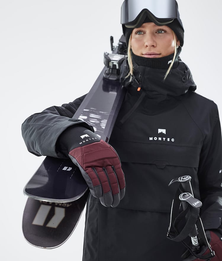 Montec Kilo 22 Skihandschoenen Burgundy, Afbeelding 3 van 5