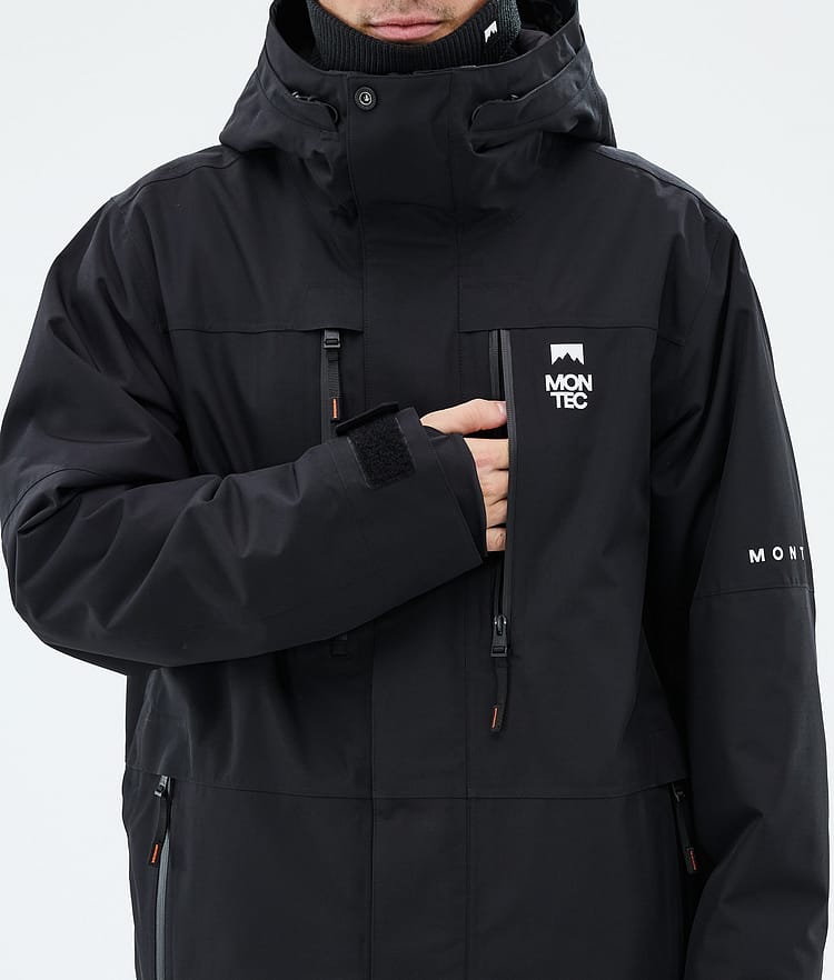 Montec Fawk Snowboard Jacket Men Black Renewed, Image 8 of 9