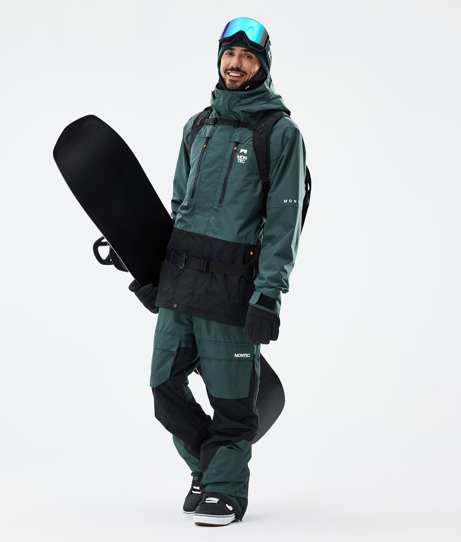 Montec Fawk Snowboard Jacket Men Dark Atlantic/Black Renewed