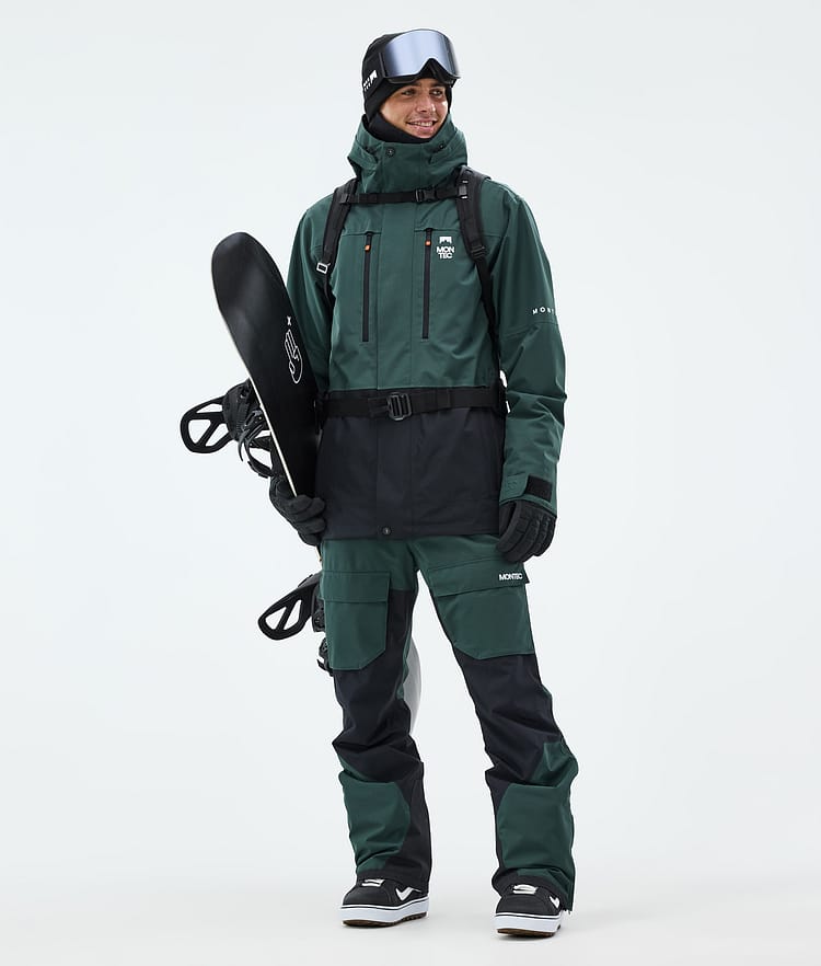 Montec Fawk Snowboard jas Heren Dark Atlantic/Black, Afbeelding 3 van 10