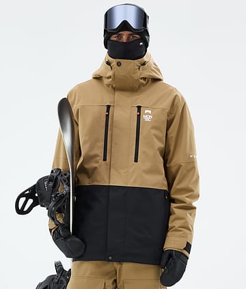 Montec Fawk Kurtka Snowboardowa Mężczyźni Gold/Black
