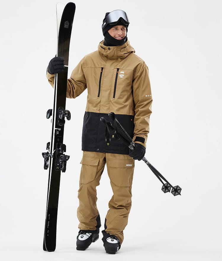 Montec Fawk Ski Jacket Men Black Tiedye