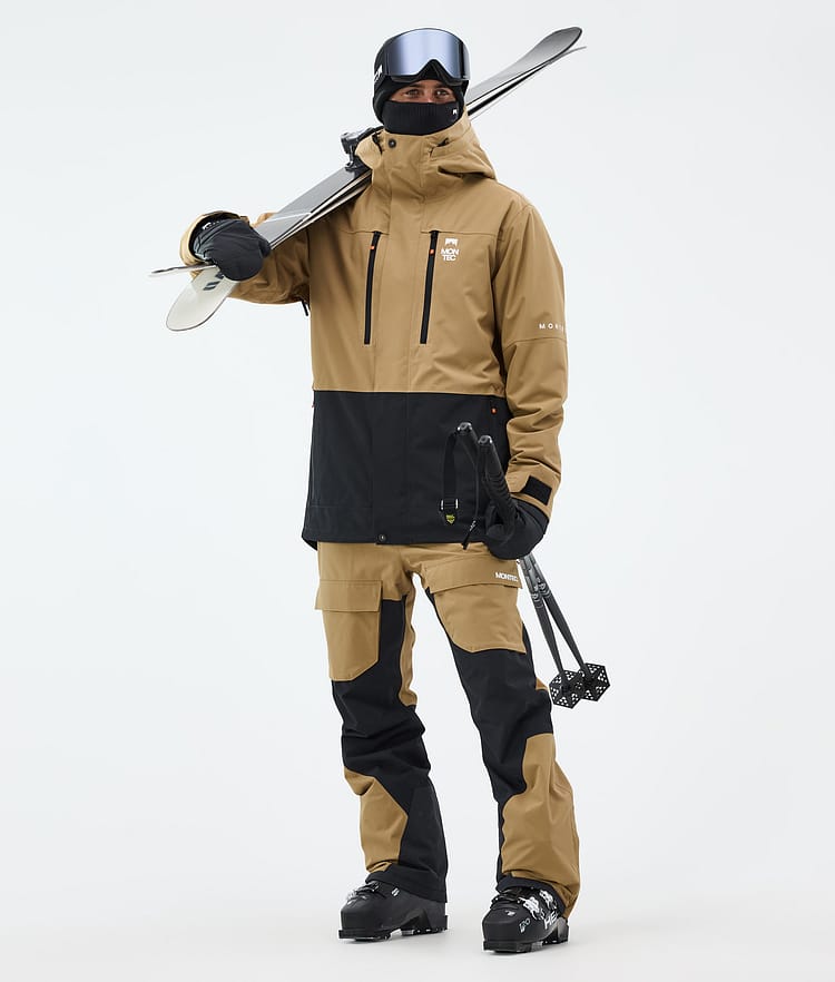 Montec Fawk Ski jas Heren Gold/Black, Afbeelding 3 van 10