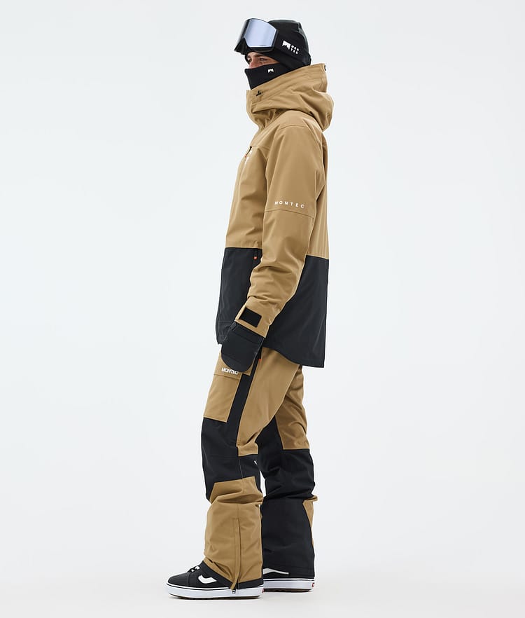Montec Fawk Snowboard jas Heren Gold/Black, Afbeelding 4 van 10