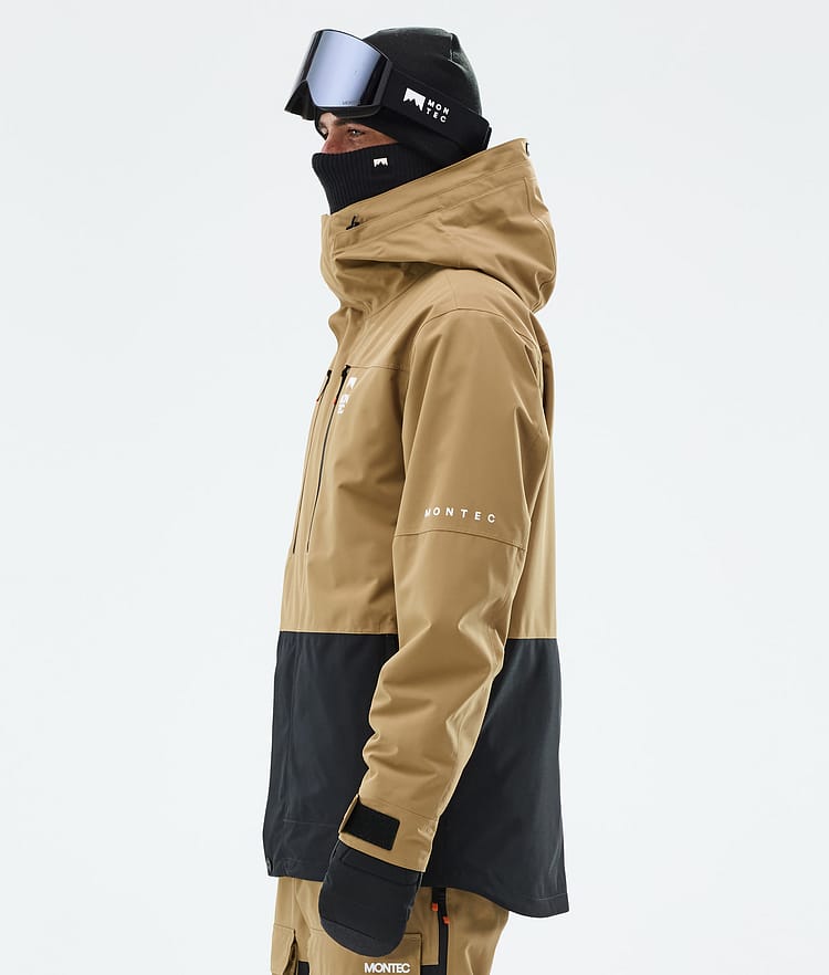 Montec Fawk Snowboard jas Heren Gold/Black, Afbeelding 6 van 10