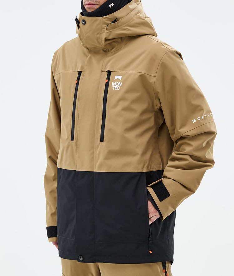 Montec Fawk Snowboard jas Heren Gold/Black, Afbeelding 8 van 10