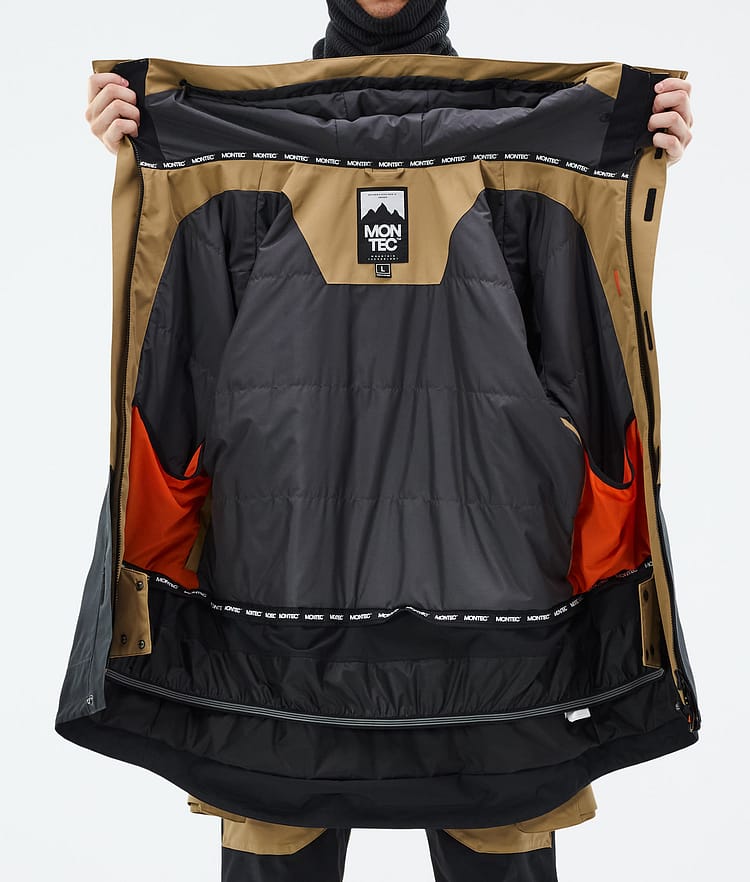 Montec Fawk Ski jas Heren Gold/Black, Afbeelding 10 van 10