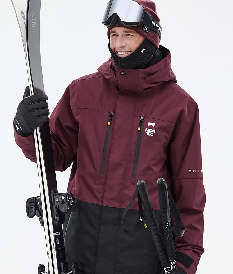 Montec Fawk Veste de Ski Homme Burgundy/Black, Image 2 sur 10