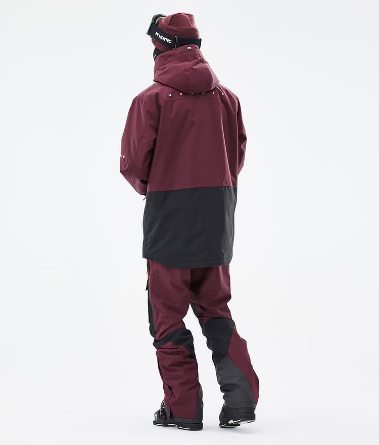 Montec Fawk Ski Jacket Men Burgundy/Black, Image 5 of 10