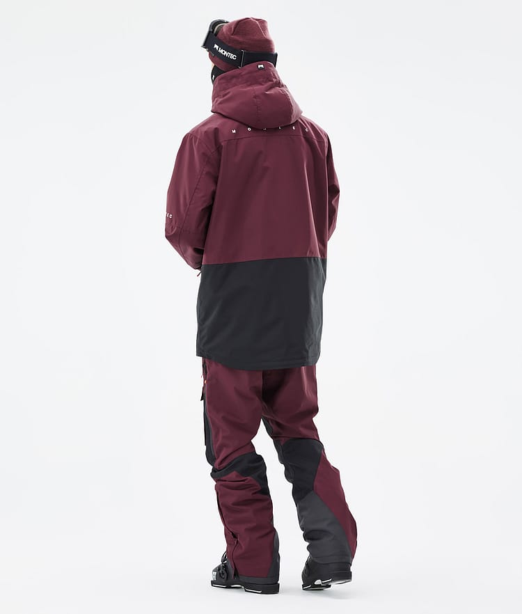 Montec Fawk Ski jas Heren Burgundy/Black, Afbeelding 5 van 10