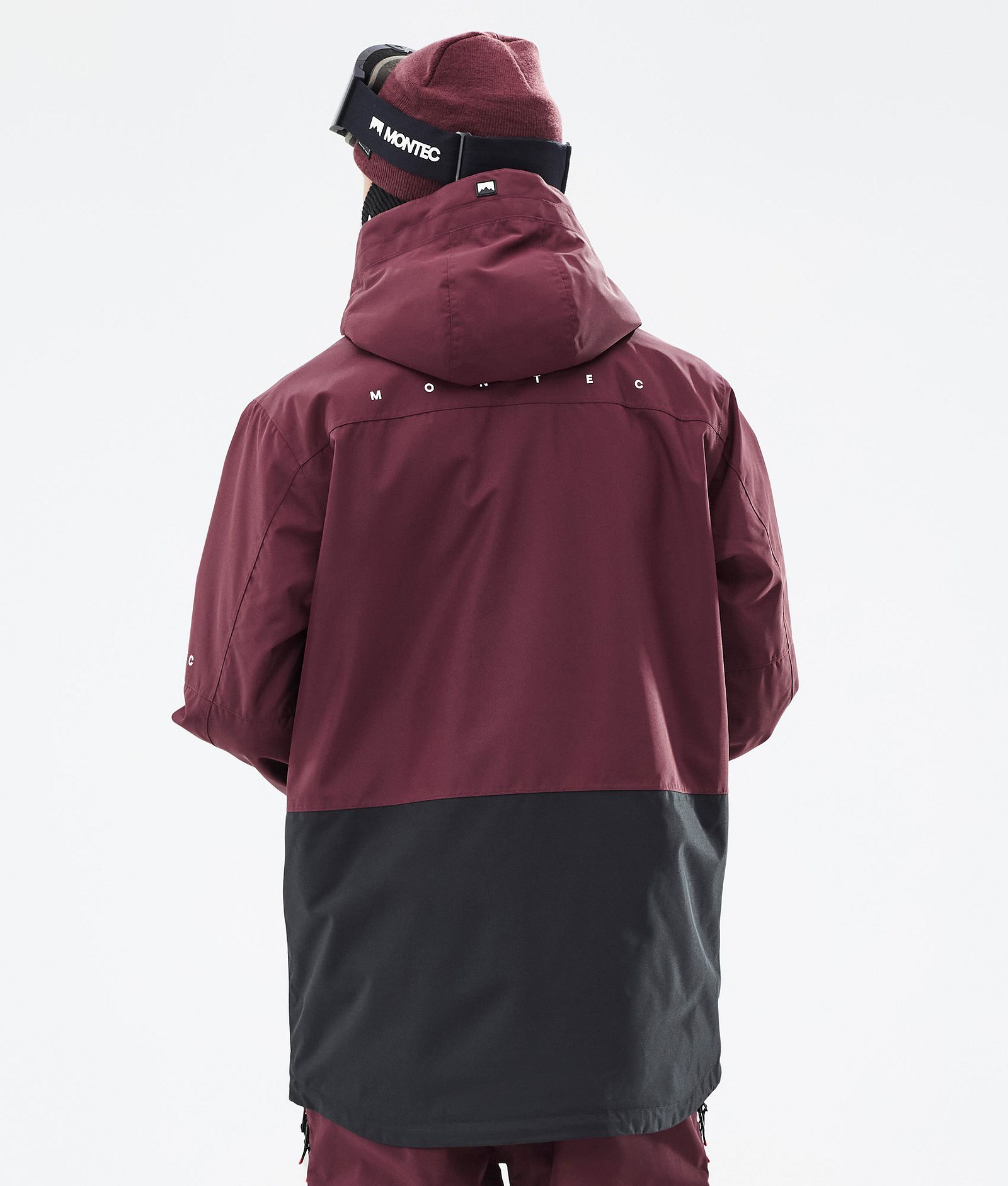 Montec Fawk Veste Snowboard Homme Burgundy/Black, Image 7 sur 10