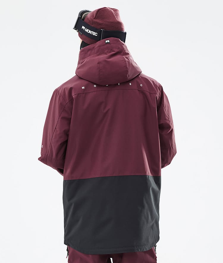 Montec Fawk Bunda na Snowboard Pánské Burgundy/Black, Obrázek 7 z 10