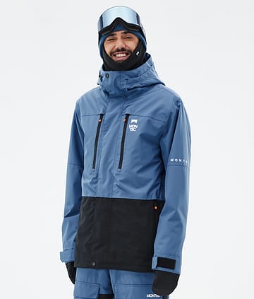 Montec Fawk Kurtka Snowboardowa Blue Steel/Black