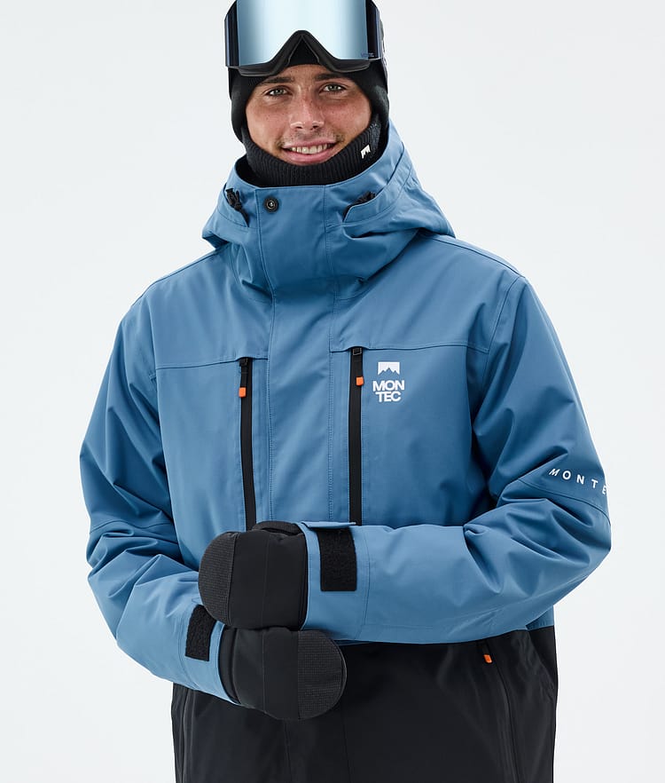 Montec Fawk Snowboard jas Heren Blue Steel/Black, Afbeelding 2 van 10