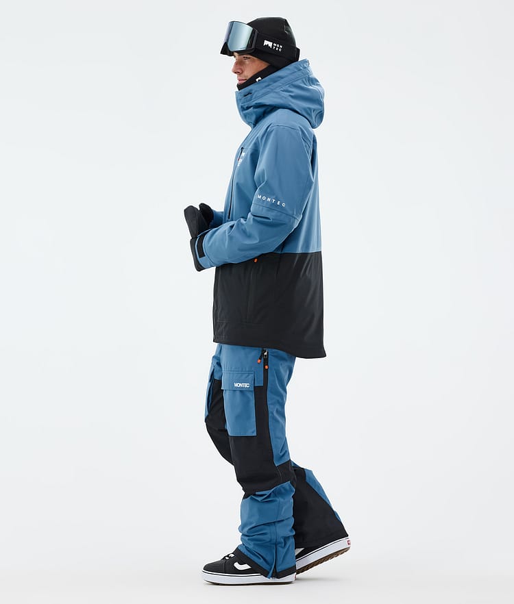 Montec Fawk Snowboard jas Heren Blue Steel/Black, Afbeelding 4 van 10