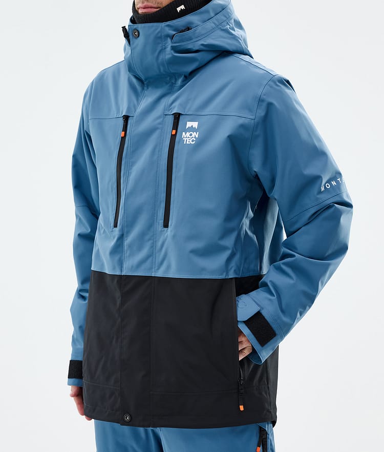 Montec Fawk Snowboard jas Heren Blue Steel/Black, Afbeelding 8 van 10
