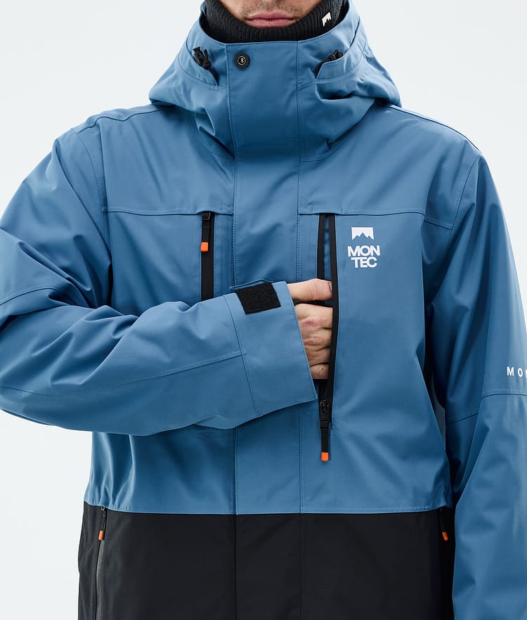 Montec Fawk Snowboard jas Heren Blue Steel/Black, Afbeelding 9 van 10