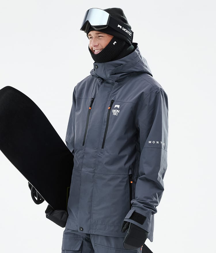 Montec Fawk Snowboard jas Heren Metal Blue, Afbeelding 1 van 10