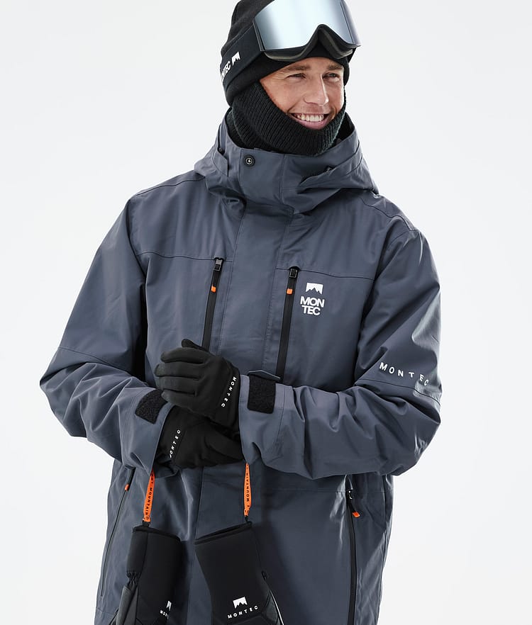 Montec Fawk Kurtka Snowboardowa Mężczyźni Metal Blue, Zdjęcie 2 z 10