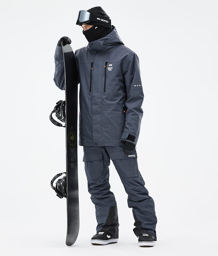 Montec Fawk Kurtka Snowboardowa Mężczyźni Metal Blue, Zdjęcie 3 z 10