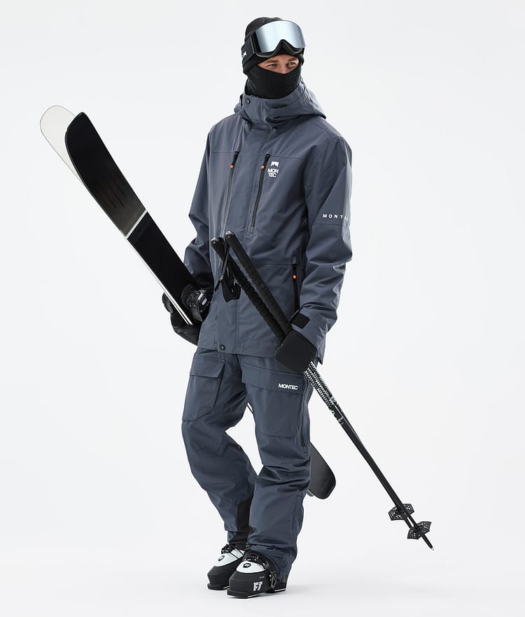 Montec Fawk W Pantalon de Ski Femme Blue Steel - Bleu